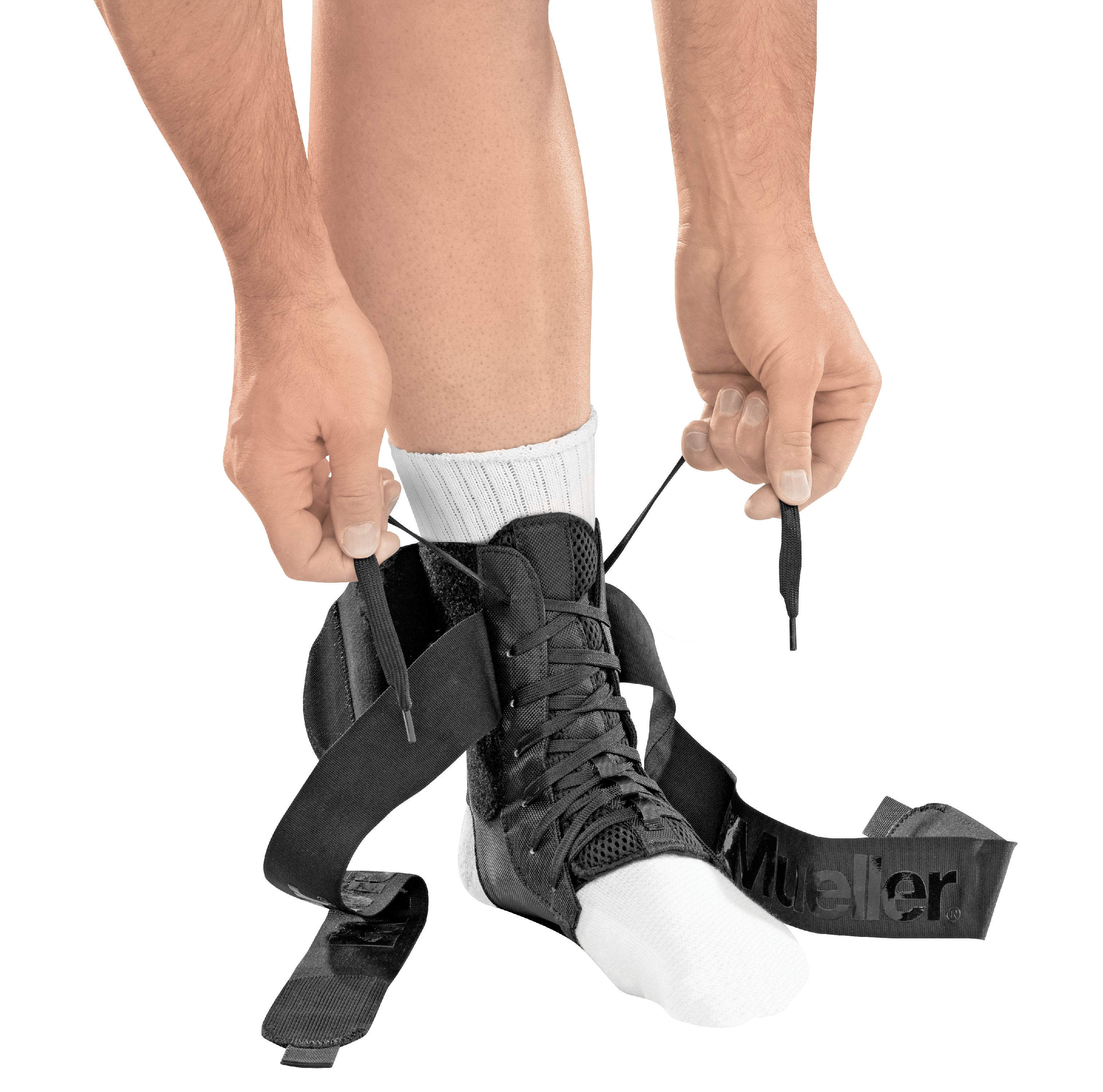 MUELLER® THE ONE® ANKLE BRACE BLACK LG