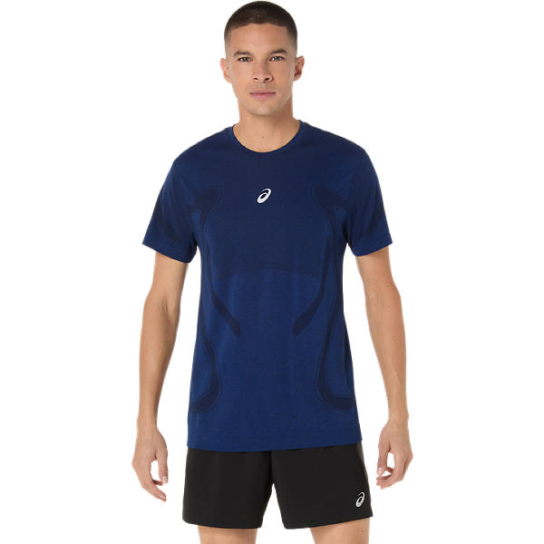 ROAD SEAMLESS SS TOP, MIDNIGHT, swatch