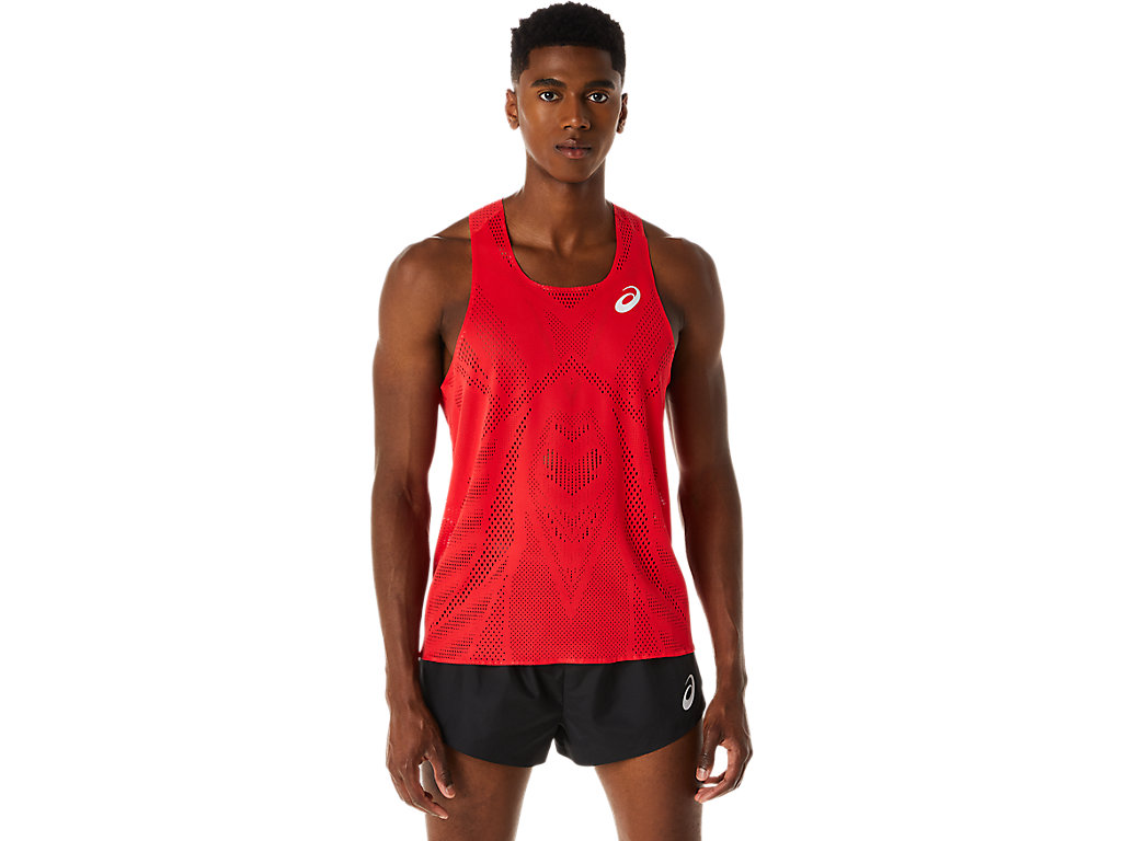 ASICS MEN ACTIBREEZE JAQUARD SINGLET