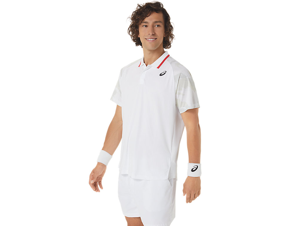 ASICS MEN COURT GRAPHIC POLO-SHIRT image number null