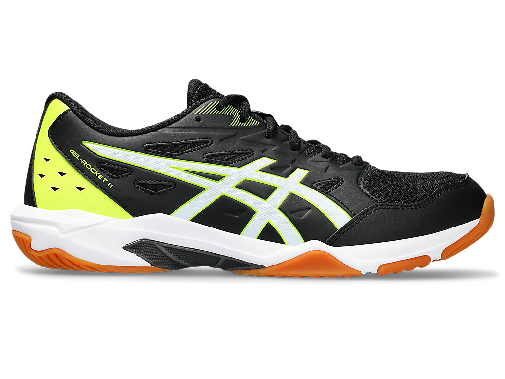 ASICS GEL-ROCKET 11, BLACK/WHITE, swatch