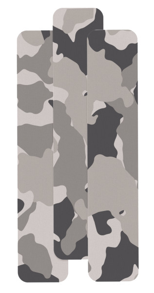 Kinesiology Tape&reg; 20 Pre-Cut I-Strips, 1 Roll - Gray Camo, , large image number null