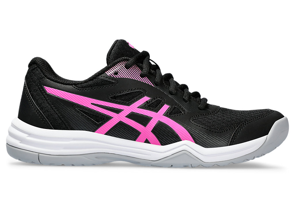 ASICS UPCOURT 5, BLACK/HOT PINK, swatch