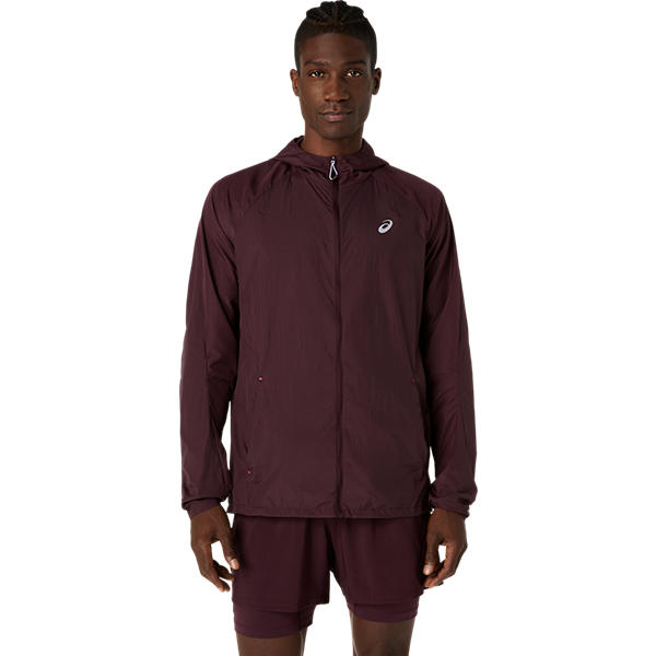 ROAD PACKABLE JACKET, DARK CURRANT, swatch