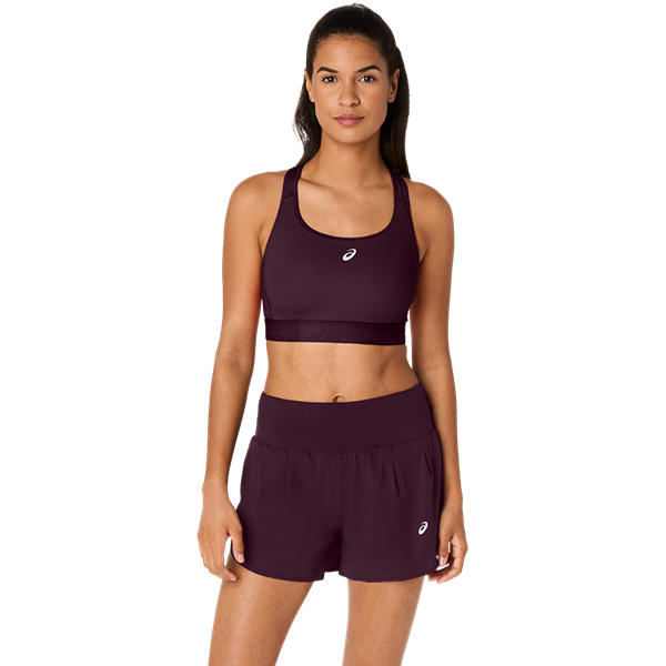 ROAD COMPRESSION BRA, DARK AUBERGINE, swatch