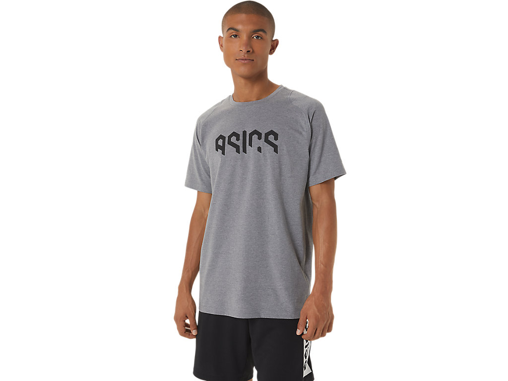ASICS HEX GRAPHIC COTTON BLEND SS TEE