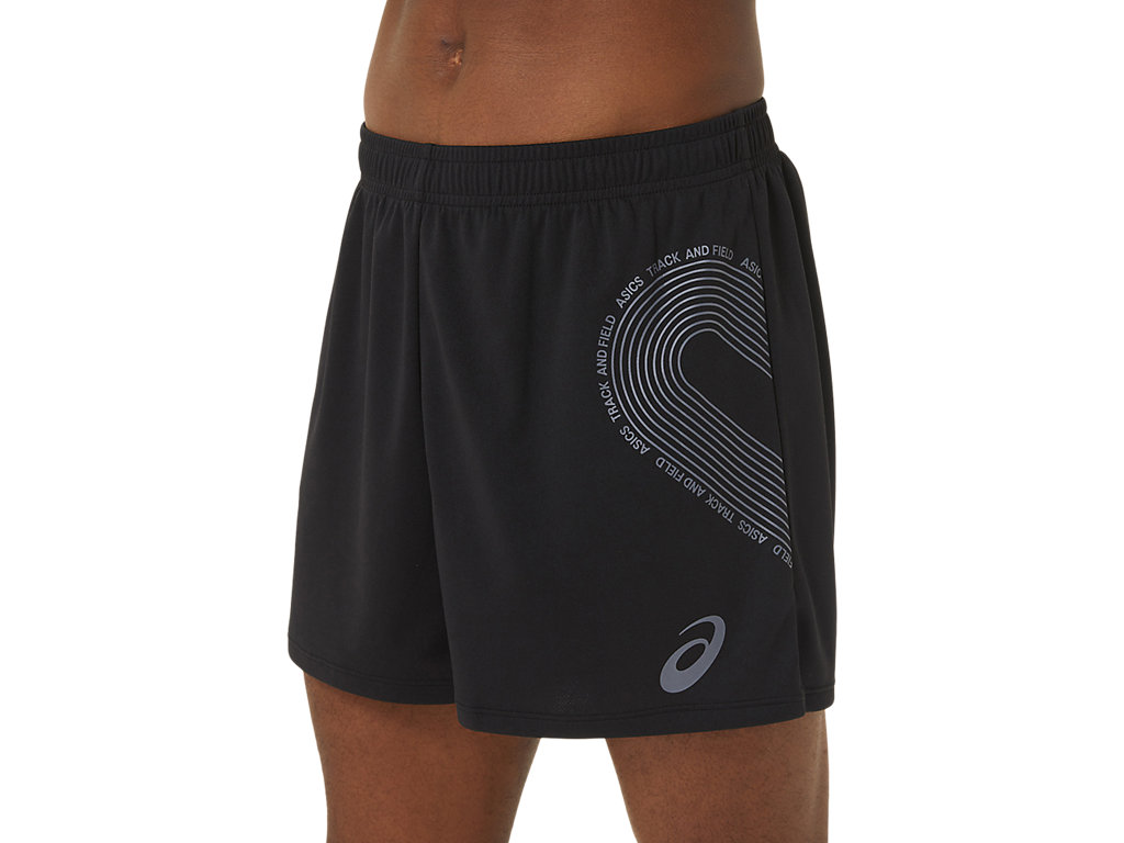 ASICS MEN TRACK GRAPHIC 4IN KNIT SHOR image number null