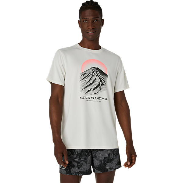 FUJITRAIL LOGO SS TOP, CREAM, swatch