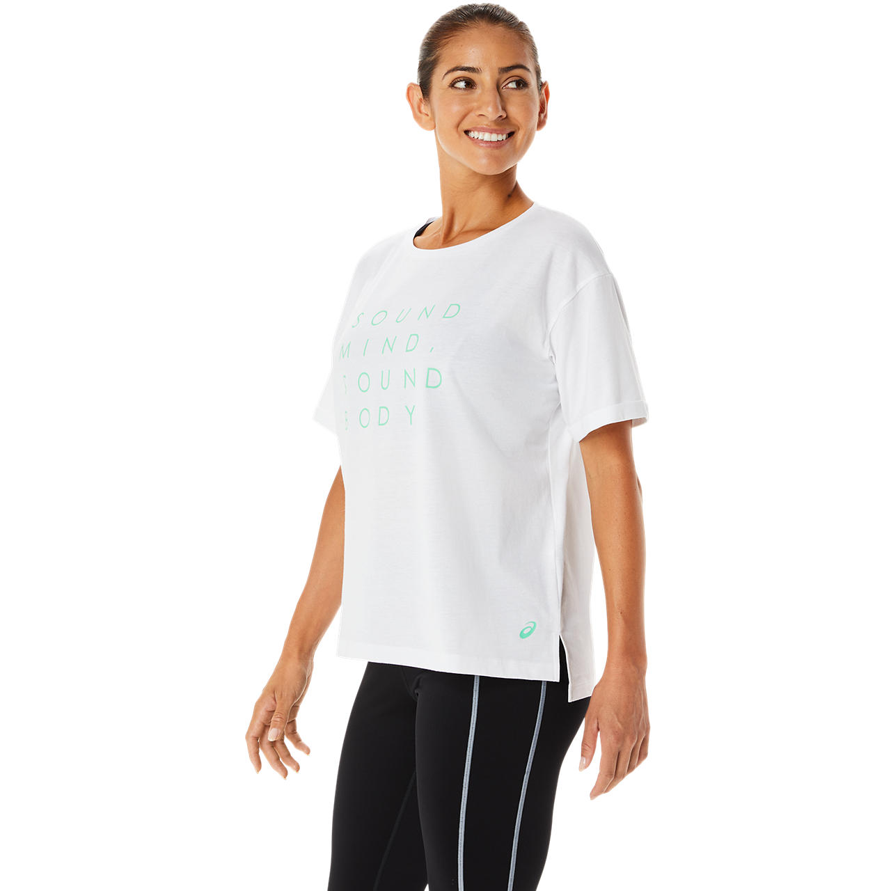 ASICS WOMEN TRAINING CORE RELAXED GRAPHIC TEE image number null