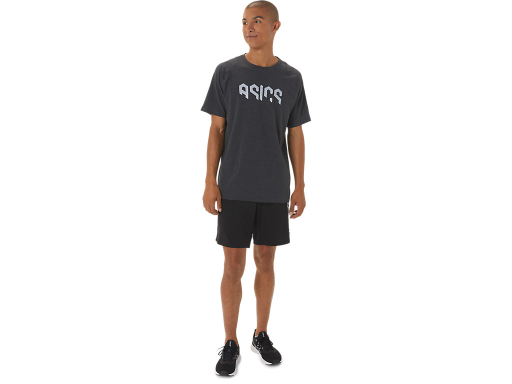 ASICS HEX GRAPHIC COTTON BLEND SS TEE image number null