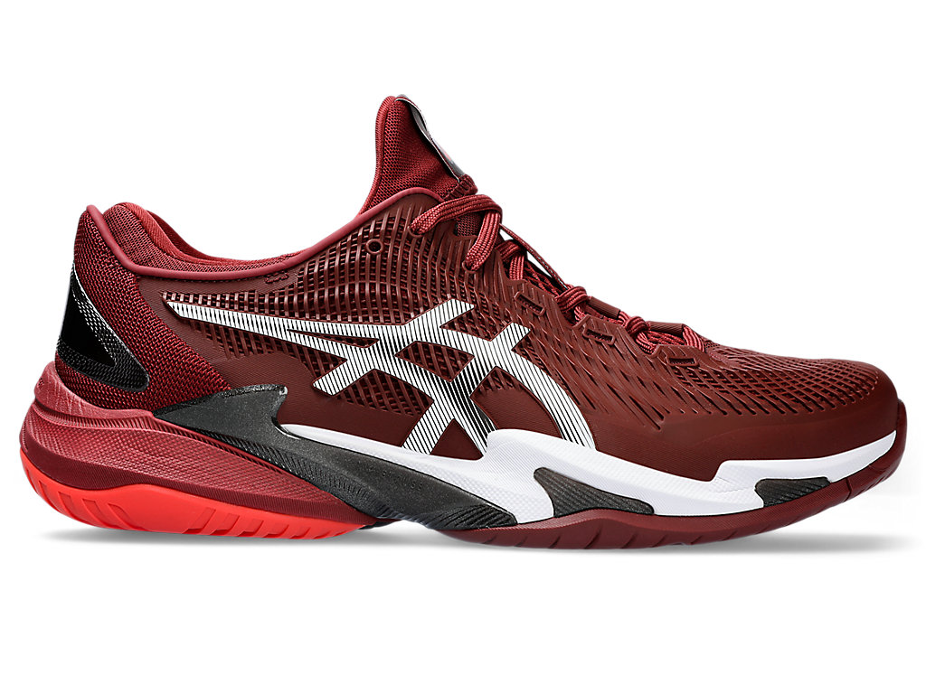 ASICS COURT FF 3, ANTIQUE RED/WHITE, swatch