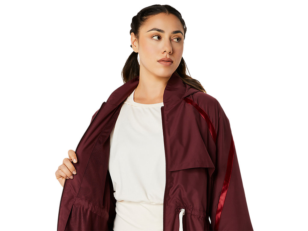 ASICS WOMEN NAGINO WOVEN LONG JACKET image number null