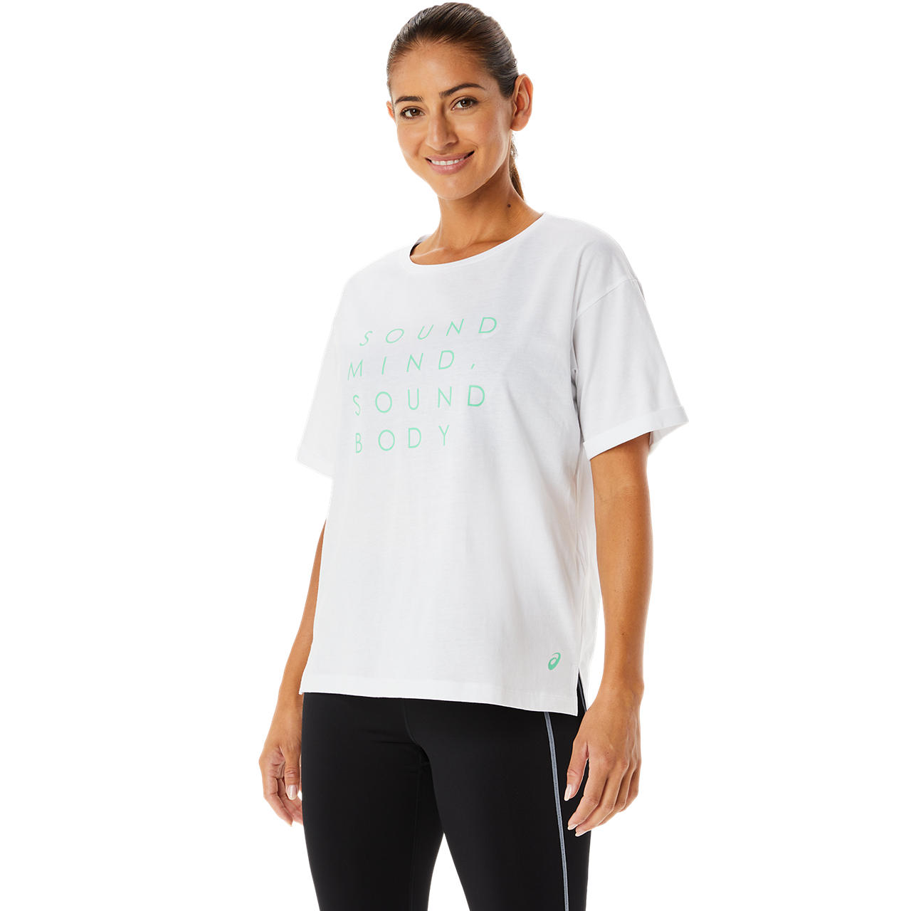ASICS WOMEN TRAINING CORE RELAXED GRAPHIC TEE image number null