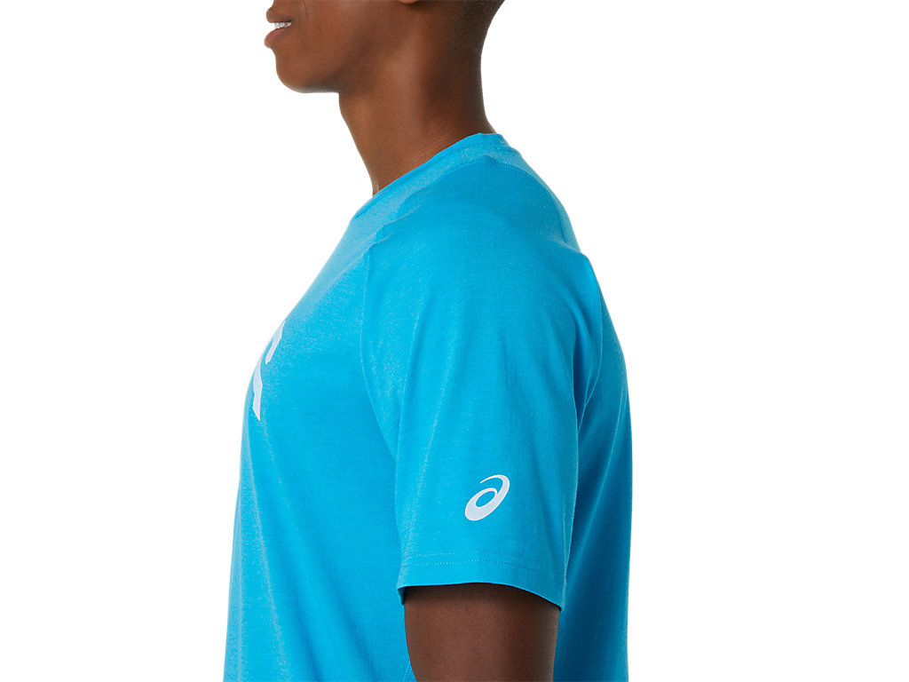 ASICS HEX GRAPHIC COTTON BLEND SS TEE image number null