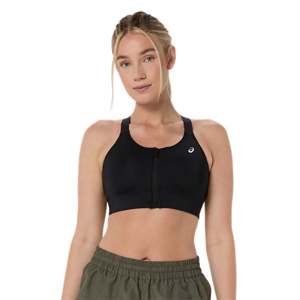 ROAD COMBINATION ZIP BRA, PERFORMANCE BLACK, swatch