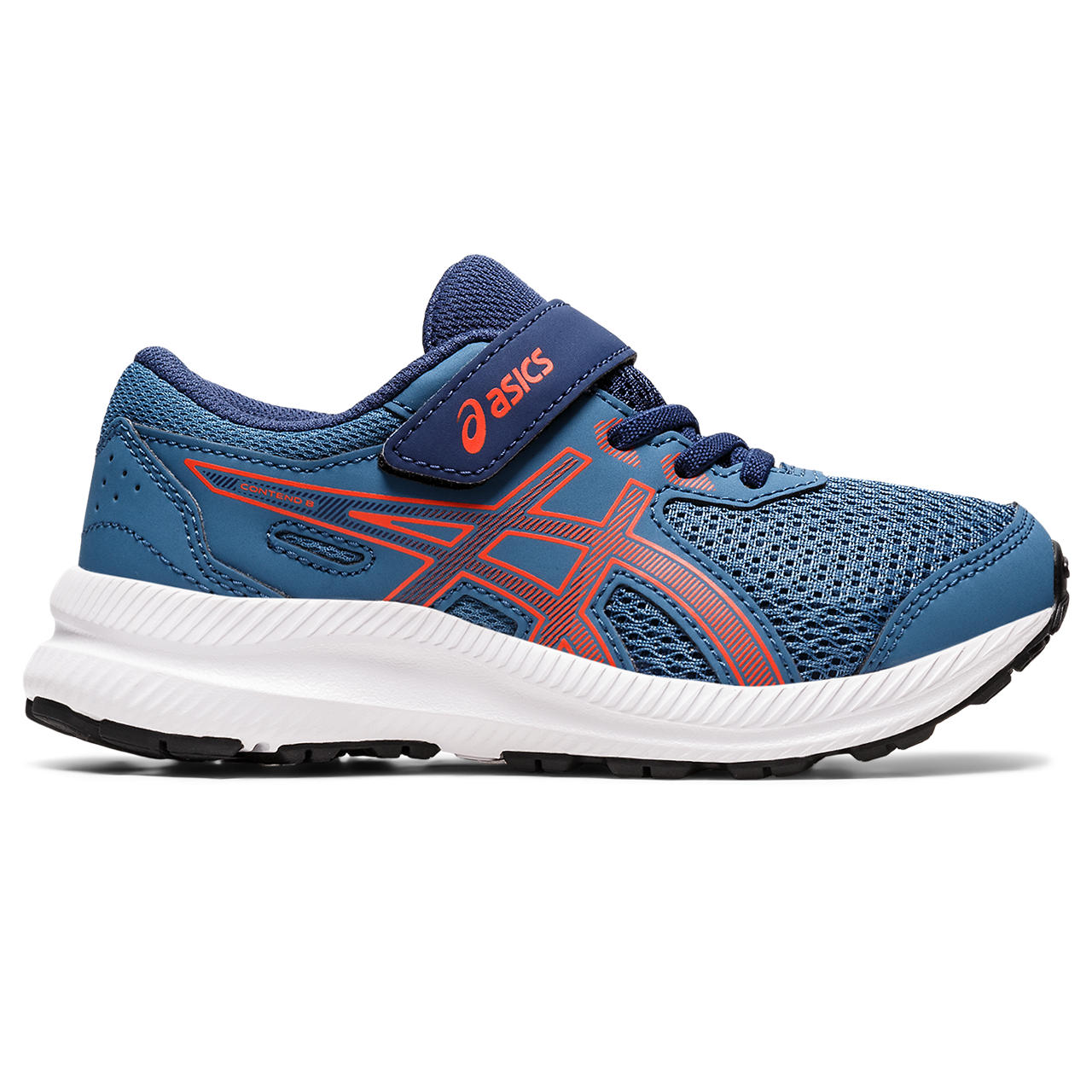 ASICS CONTEND 8 PS, ILLUSION BLUE/PURE SILVER, swatch