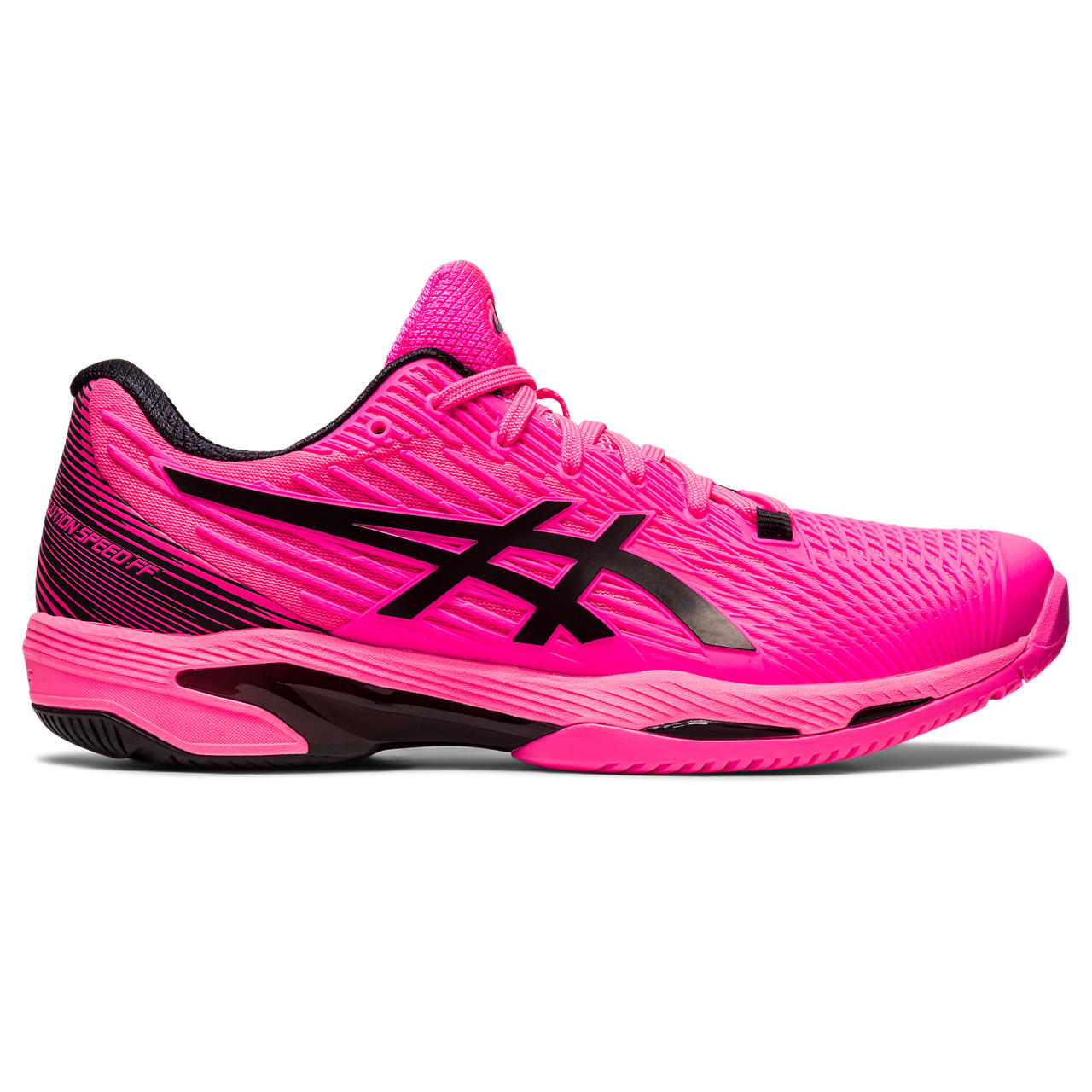 ASICS SOLUTION SPEED FF 2, HOT PINK/BLACK, swatch