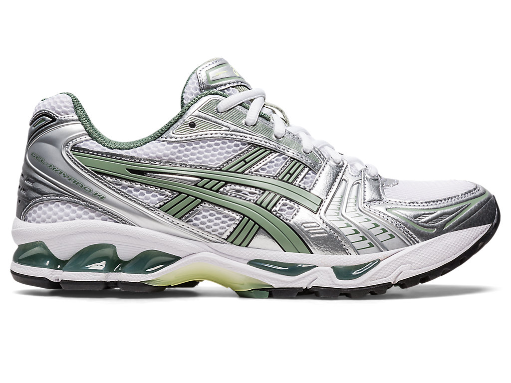 GEL-KAYANO 14, WHITE/SLATE GREY, swatch