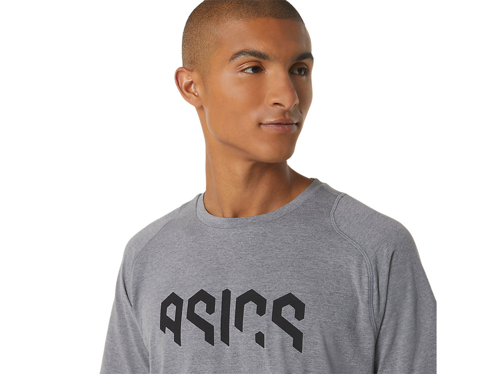 ASICS HEX GRAPHIC COTTON BLEND SS TEE image number null
