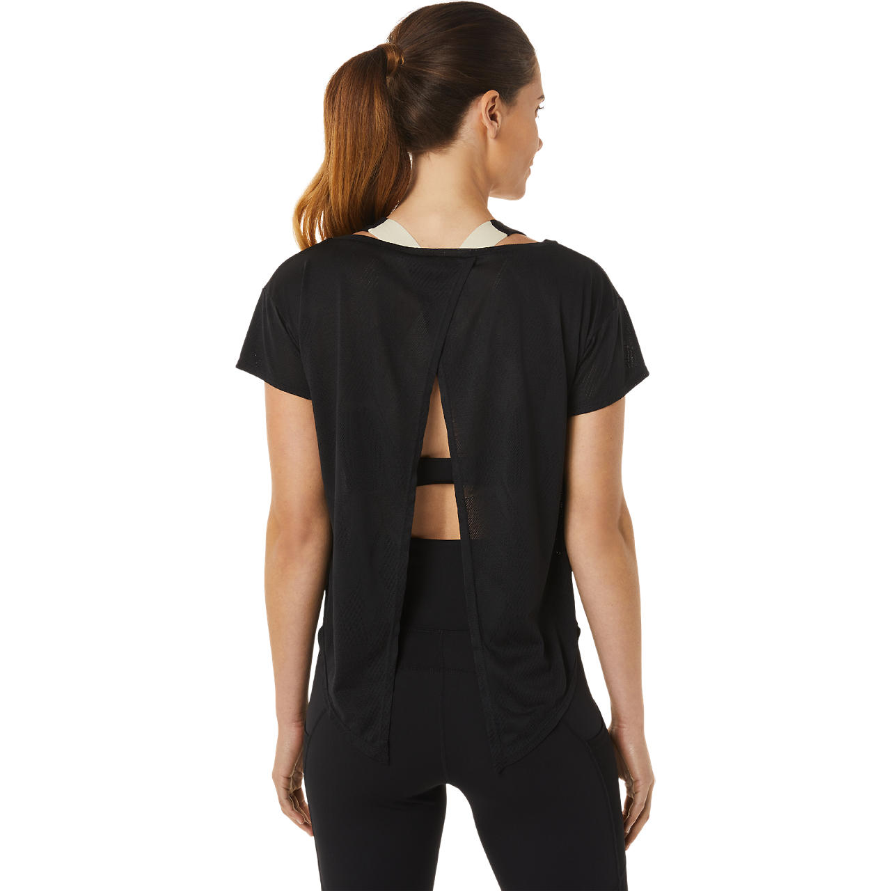 ASICS WOMEN MOVEKOYO JACQUARD SS TOP image number null