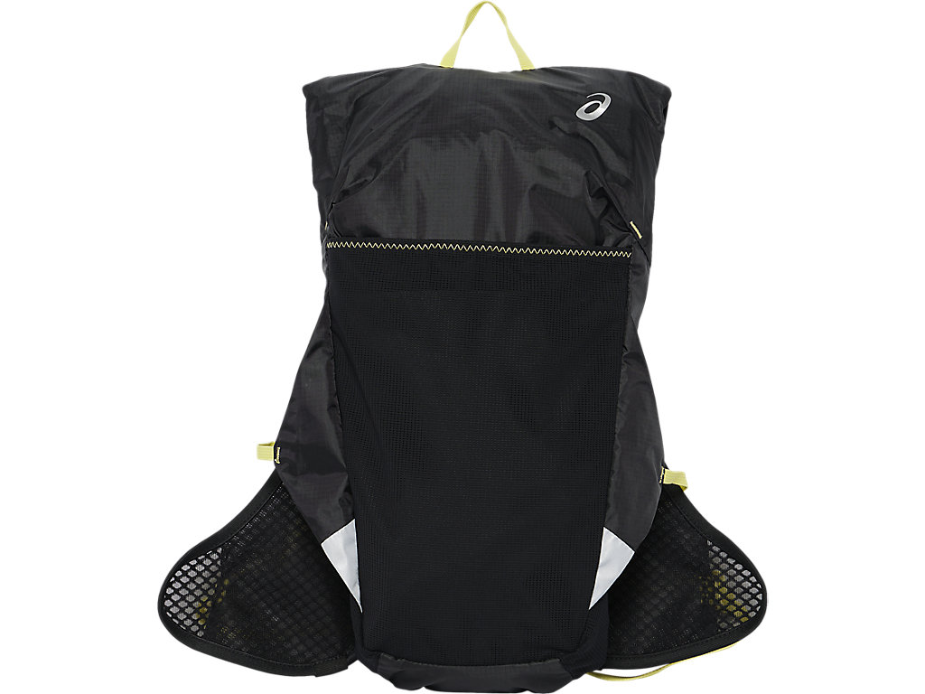 ASICS BACKPACK 8L, PERFORMANCE BLACK/GLOW YELLOW, swatch