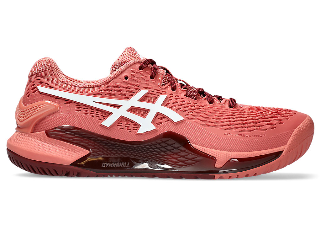 ASICS GEL-RESOLUTION 9, LIGHT GARNET/WHITE, swatch