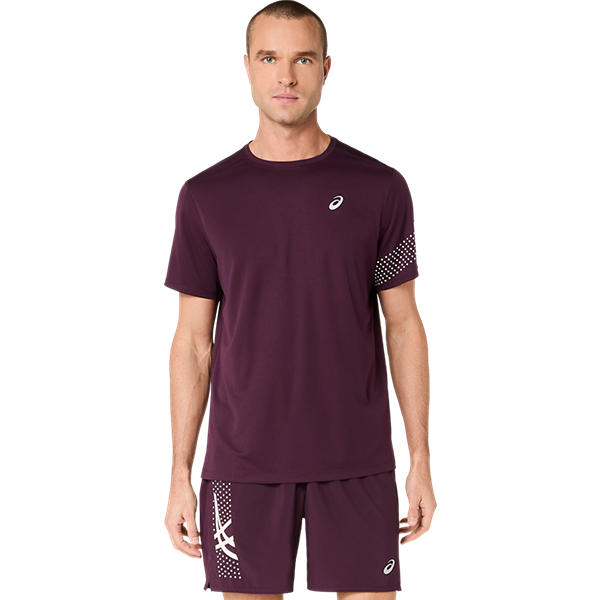 ICON SS TOP, DARK AUBERGINE, swatch