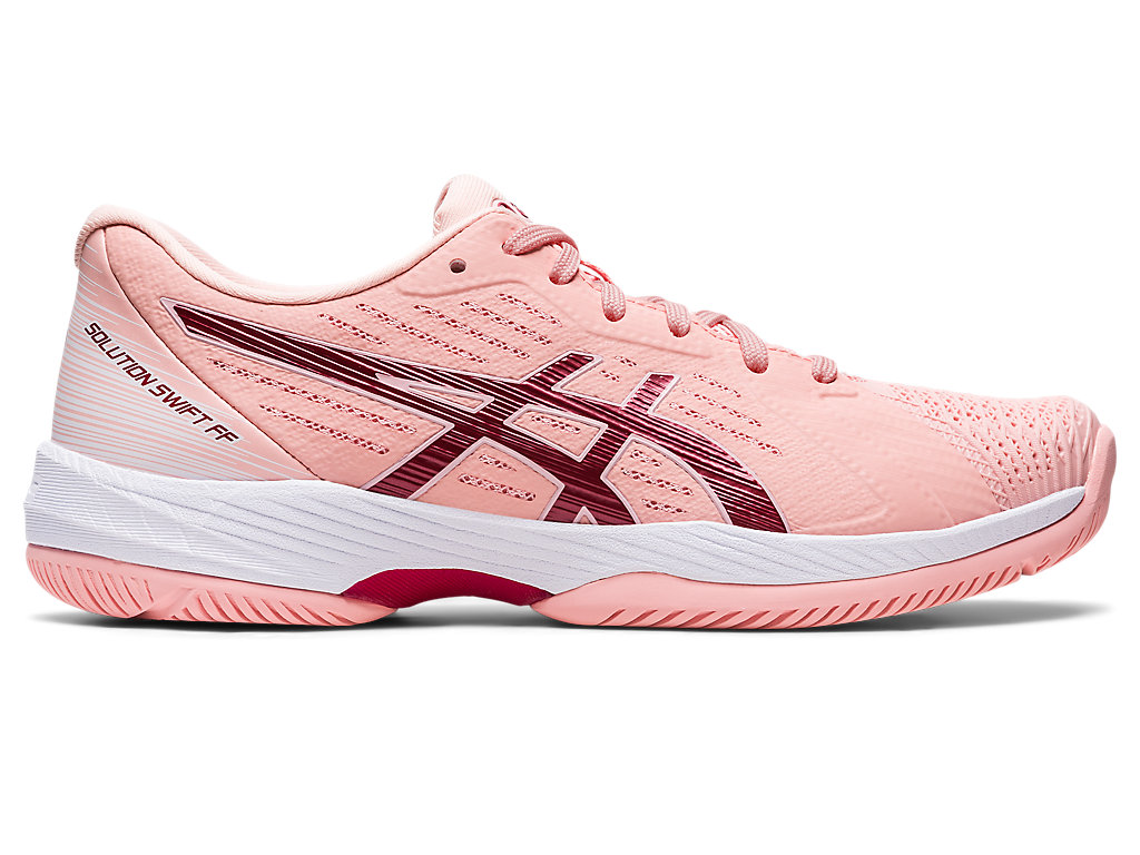 ASICS SOLUTION SWIFT FF, FROSTED ROSE/CRANBERRY, swatch
