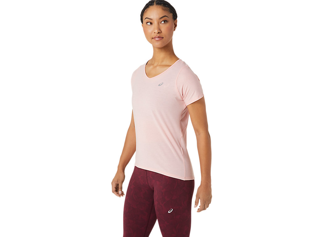 ASICS V-NECK SS TOP image number null