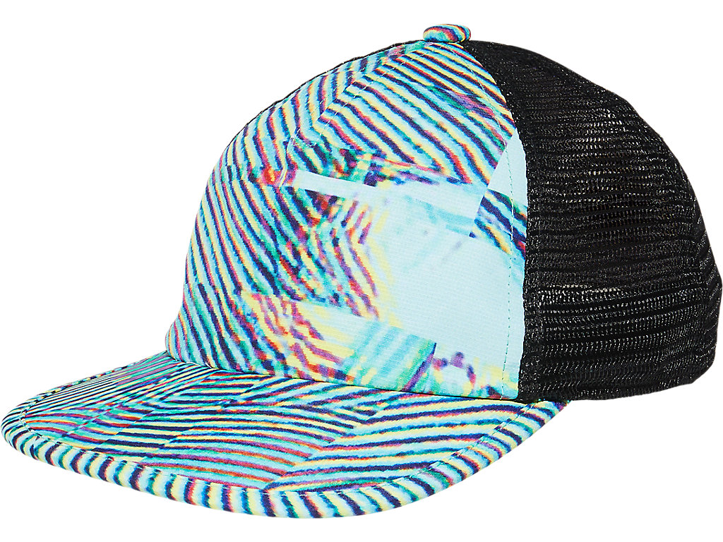 ASICS GRAPHIC PRINT CAP, OASIS GREEN, swatch