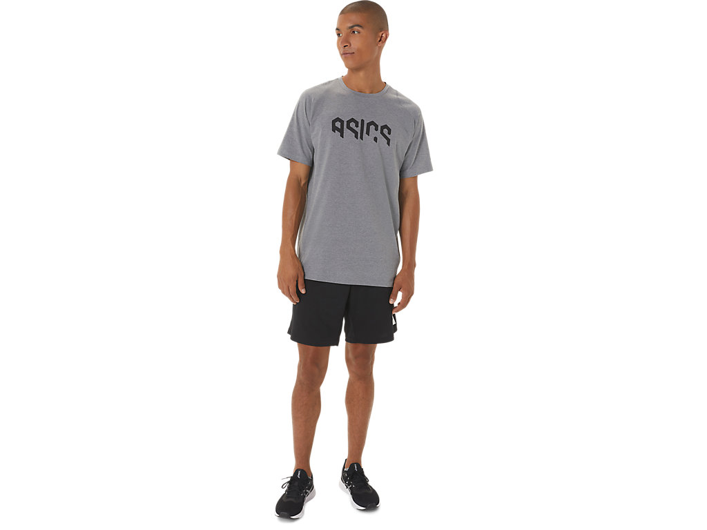 ASICS HEX GRAPHIC COTTON BLEND SS TEE image number null