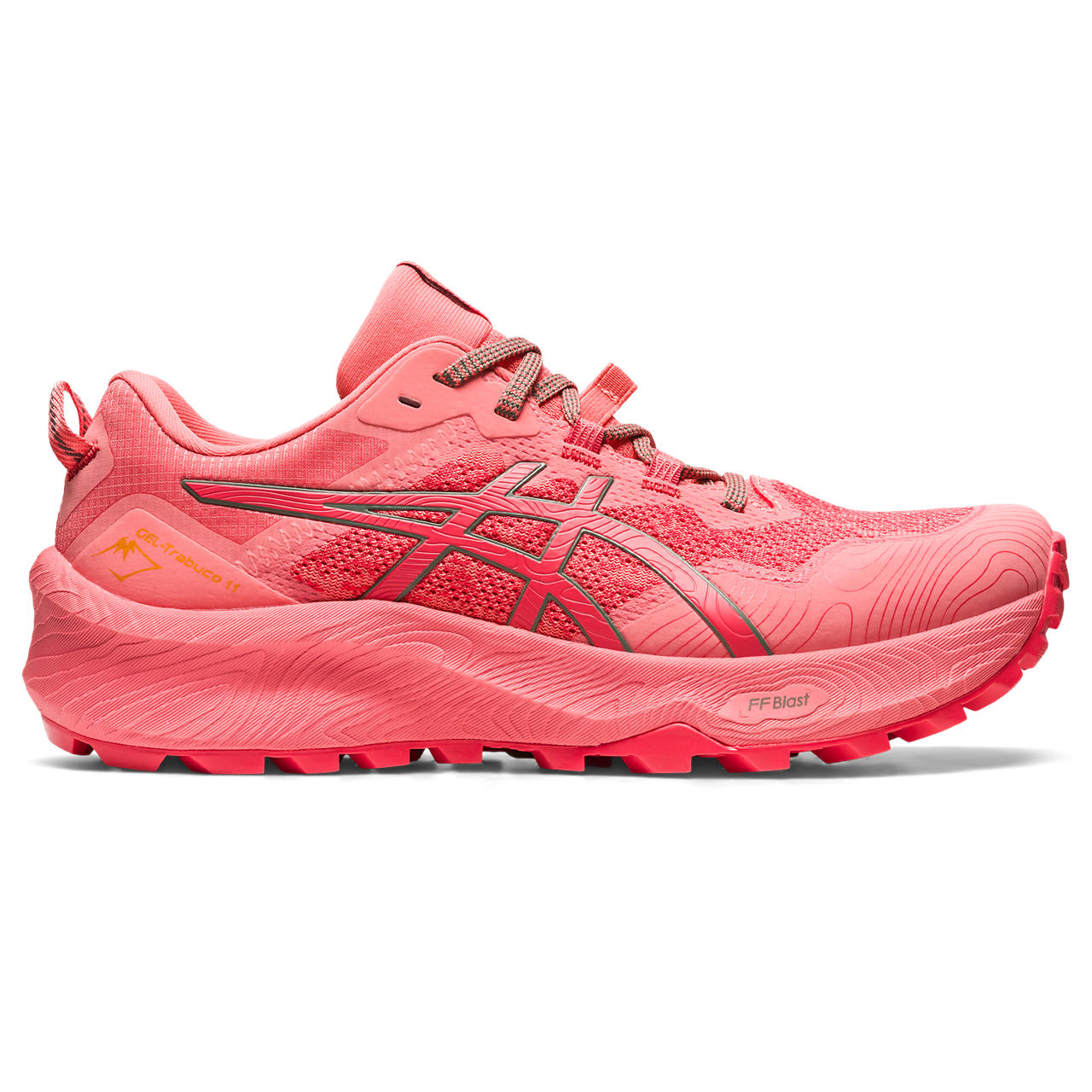 ASICS GEL-TRABUCO 11, PINK GRAPEFRUIT/IVY, swatch