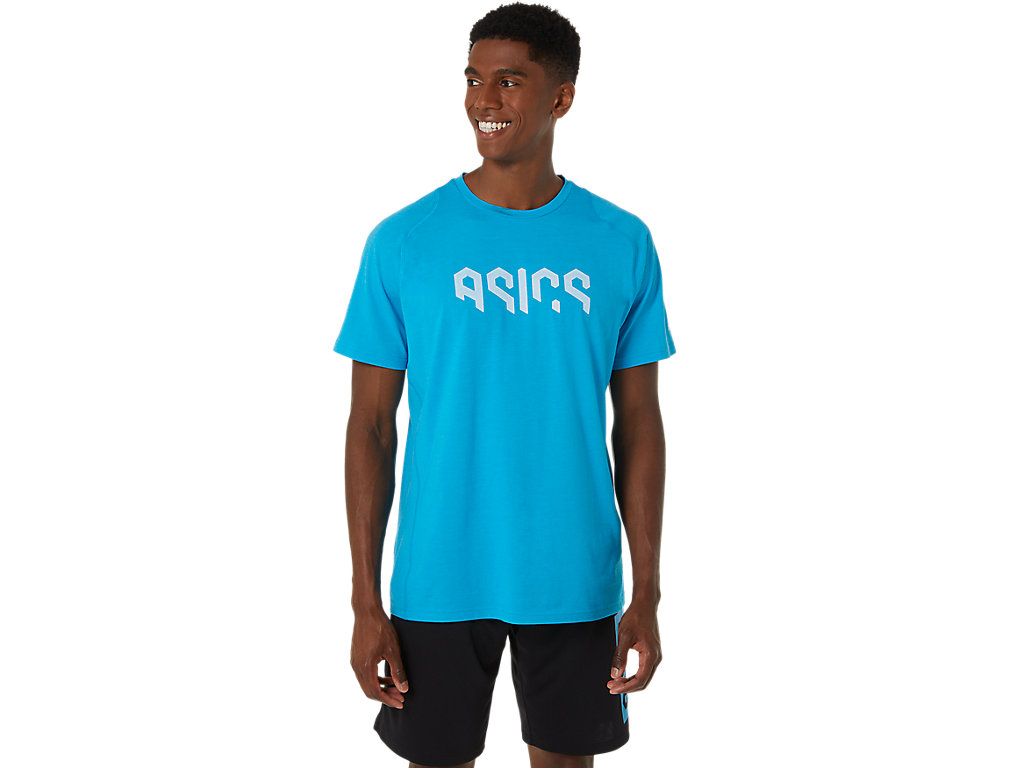 ASICS HEX GRAPHIC COTTON BLEND SS TEE