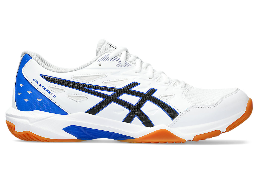 ASICS GEL-ROCKET 11, WHITE/BLACK, swatch