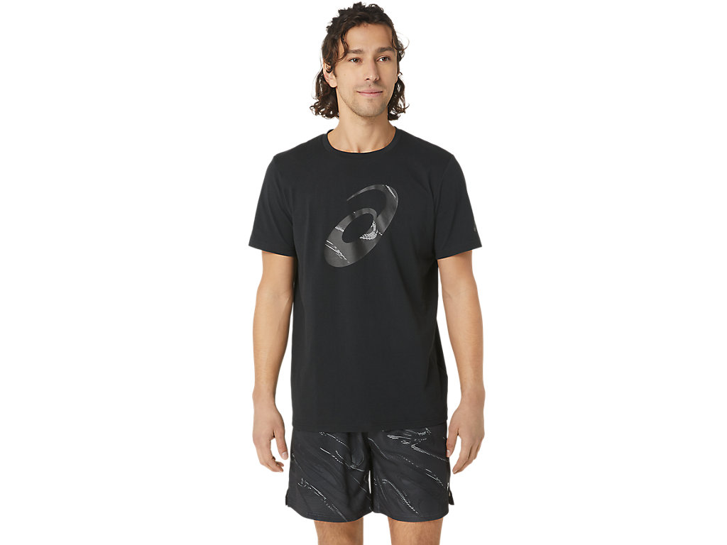 ASICS SEASONAL GRAPHIC TEE, PERFORMANCE BLACK, swatch