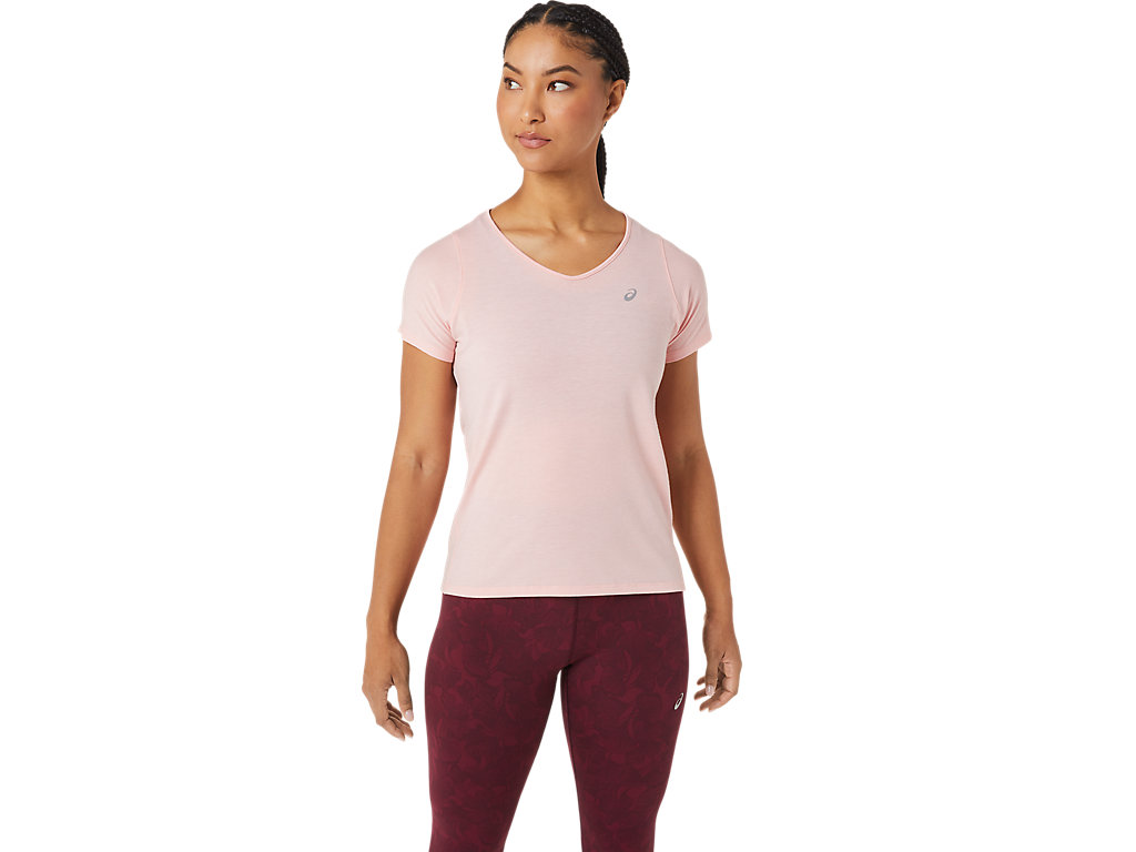 ASICS V-NECK SS TOP