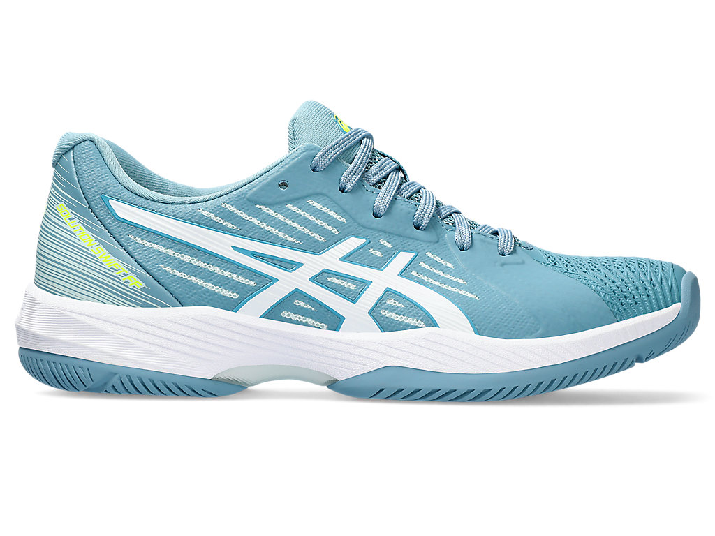 ASICS SOLUTION SWIFT FF, GRIS BLUE/WHITE, swatch