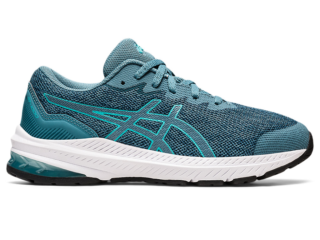 ASICS GT-1000 11 GS, VELVET PINE/MISTY PINE, swatch
