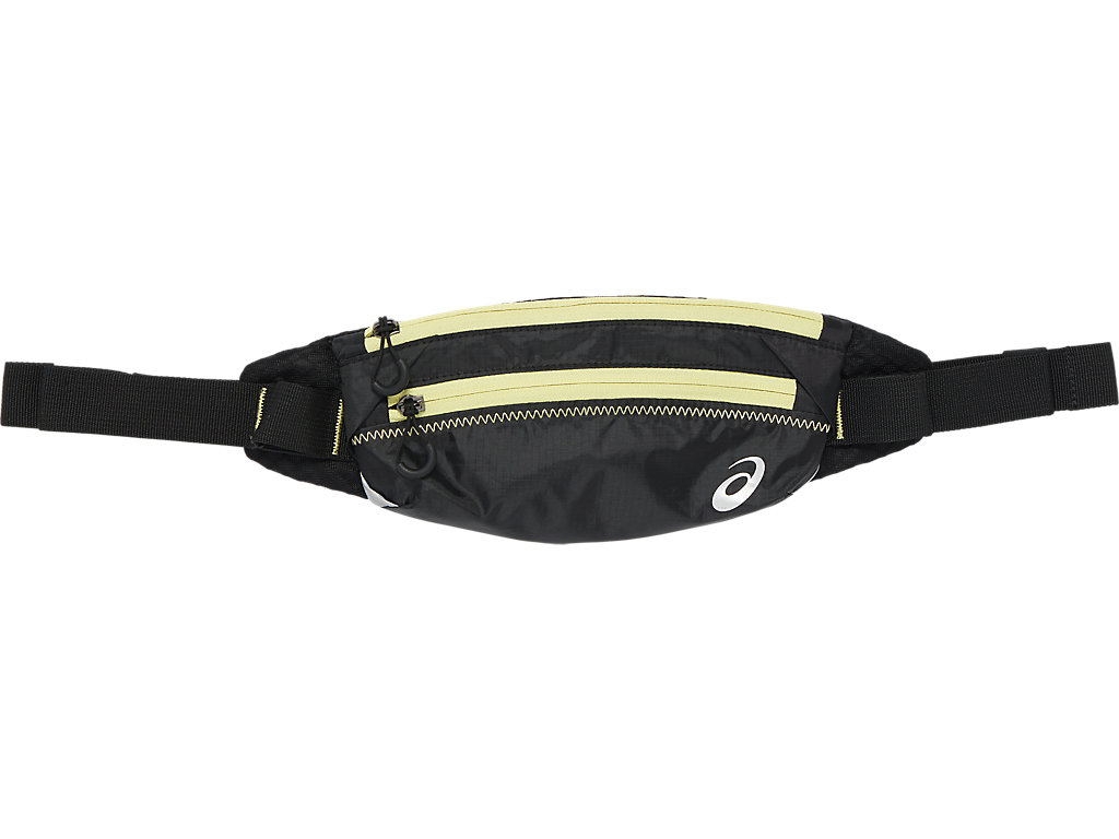 ASICS WAIST POUCH LIGHT, PERFORMANCE BLACK/GLOW YELLOW, swatch