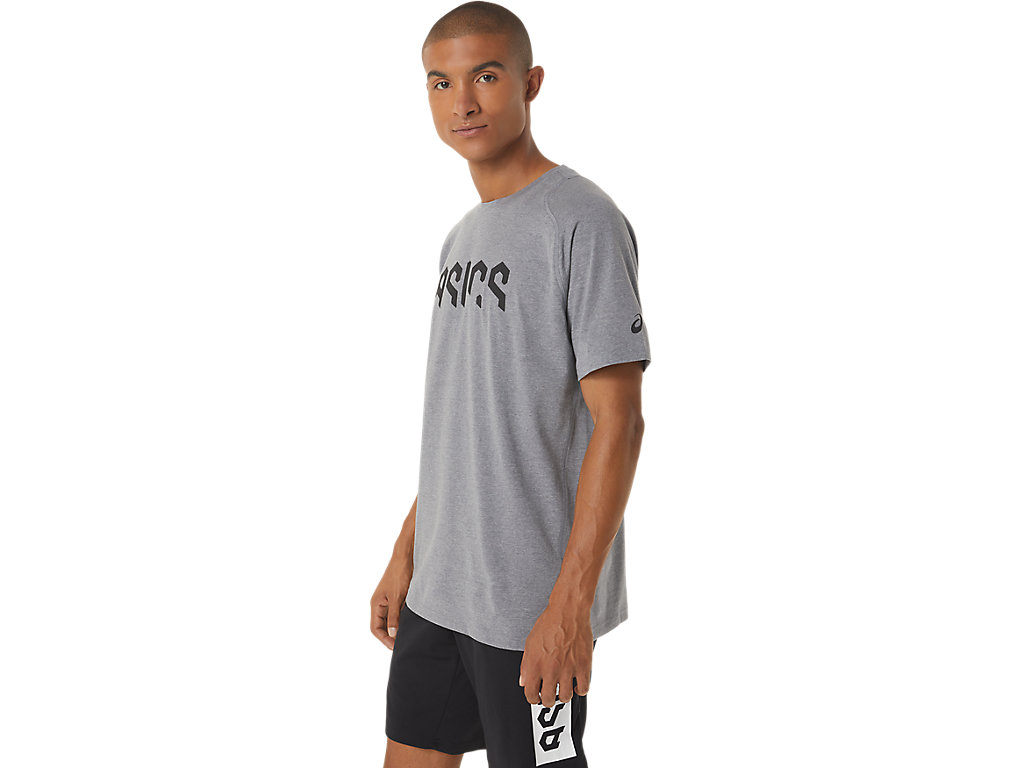 ASICS HEX GRAPHIC COTTON BLEND SS TEE image number null